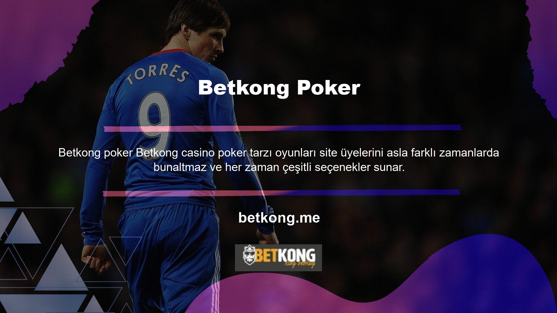 Betkong online mobil casino poker oyunlarıyla büyük kazanabilirsiniz